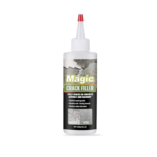 GNAUMORE 150ml Sellador Impermeable De Reparación De Hormigón,Pegamento De Calafateo De Secado Rápido,Adhesivo De Sellado De Grietas De Cemento,Masilla para Grietas De Cemento