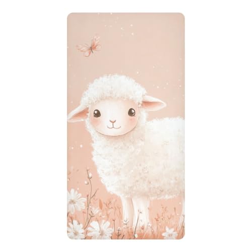 Drap imperméable bébé motif mouton pour envelopper ses nuits - 2