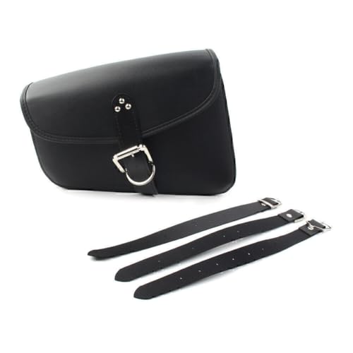 Alforja de cuero sintético lado izquierdo para Harley Sportster miniatura 2