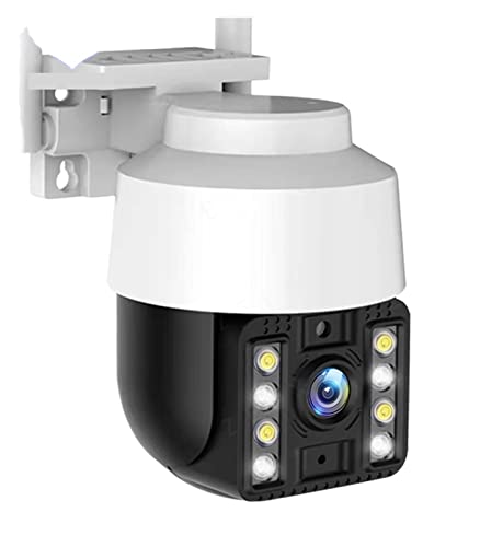 AUBEST Kits de vigilancia DVR, Cámara IP de 8MP PTZ al Aire Libre 4K cámara de Seguridad inalámbrica 5MP 3MP AI detección Humana 1080P videovigilancia CCTV P2P,CCTV al Aire Libre(3MP Add 32G Card)