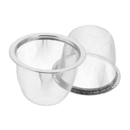 CHICAMPERA 2Piezas Cesta Colador De Inoxidable Para Infusiones Infusor De Compacto Para Tetera De Reemplazo Para Elaboración