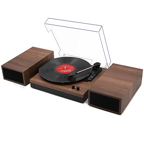 Lecteur de disques Vinyle Bluetooth avec Haut-parleurs externes, Platine Vinyle à entraînement par Courroie à 3 Vitesses… - Les Beatles, Paul McCartney, John Lennon, RIngo Starr, George Harrison Lecteur de disques Vinyle Bluetooth avec Haut-parleurs externes, Platine Vinyle à entraînement par Courroie à 3 Vitesses…