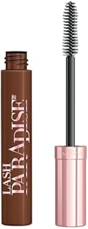 L'Oreal Paris Makeup Voluminous Lash Paradise Mascara, Voluptuous Volume, Intense Length, Feathery Soft Full Lashes, No Flaking, Smudging or Clumping, Latte Brown, 0.28 Fl Oz