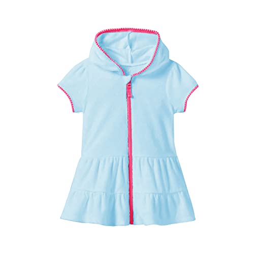 Mafulus Girls Hooded Terry Coverups Swim Beach Zip Cover-Up Summer Short Sleeve Ruffle Dress #TOP3