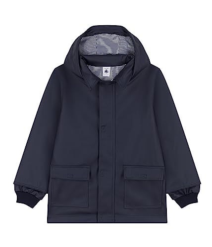 Petit Bateau NAVY BOYS KIDS HOODED RAIN JACKETS SIZES 3-12 YEARS