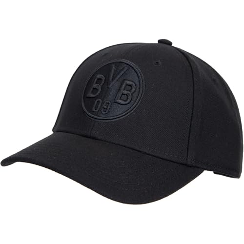 Dortmund Borussia BVB Black on Black Logo Cap