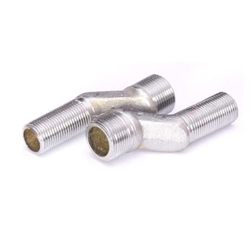 Image of KINIK CP Brass Adjustable Wall Mixer Leg for Installation of Bathroom Jaquar Type Long Wall Mixer Taps 1 2 Inch x 3 4 Inch One Pair