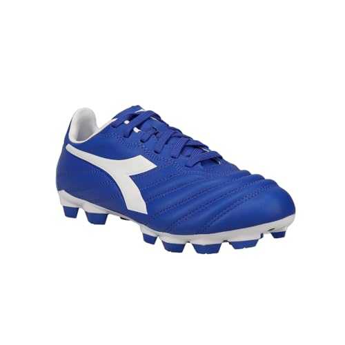 Diadora Kids Boys Brasil Elite 2 Lt LPU Soccer Cleats Cleated, Firm Ground - Blue2