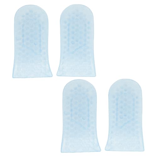 Generic 2 Pairs Silicone Height Increase Insoles 5cm Invisible Heel Lift Inserts 3-layer Soft Gel Cushion Pads for Men and Women Dress Shoes and Daily Wear