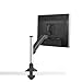 Milestone K1 Column Mount Single Display 1l Arm Black