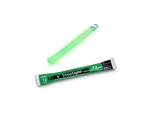 Cyalume-9-08076 SnapLight Green Light Sticks – 6 Inch Industrial Grade, High Intensity Glow Sticks with 12 Hour Duration (Pack of 500)