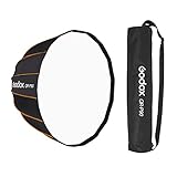 Godox ソフトボックス QR-P90 90CM ライトボックス ストロボ ライトドーム 柔らかい箱 折りたたみ Bowensマウント 90cmディフューザーボーエンマウント スタジオ LEDビデオライト スピードライト撮影などに適用 Godox SL-60W VL150 UL150 SL150II SZ150R SL100D SL100Bi に対応