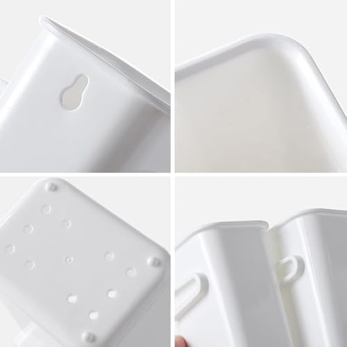 Image of 3 Pcs Fridge Storage Containers, Detachable Food Refrigerator Organizer Container Butter, Chocolate, Sauce, Candies, Vegetables, Stationery Toiletries, Plastic (Square)