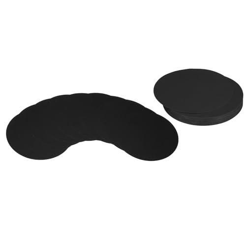 Papier cartonné en forme de cercle 6 pouces lot de 50 découpes rondes en carton noir rigide