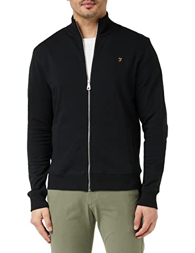 Sweat zippé homme Farah Vance veste sport décontractée mi-saison