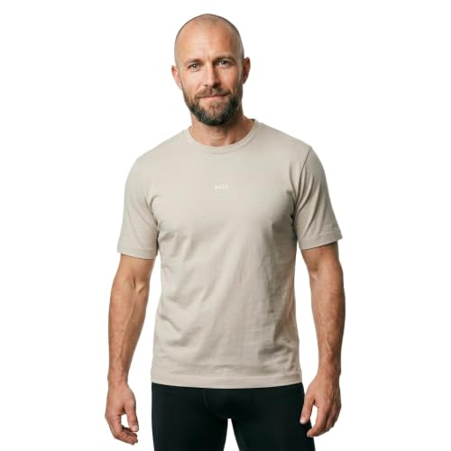 Boss T-Shirt da Uomo Tchup 10242929 01, Grigio Aperto 070, XS