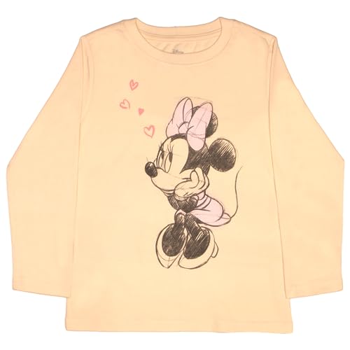 Disney Minnie Mouse Girls Long Sleeve T-Shirts, 2-Pack Bundle Set for Kids and Toddlers4