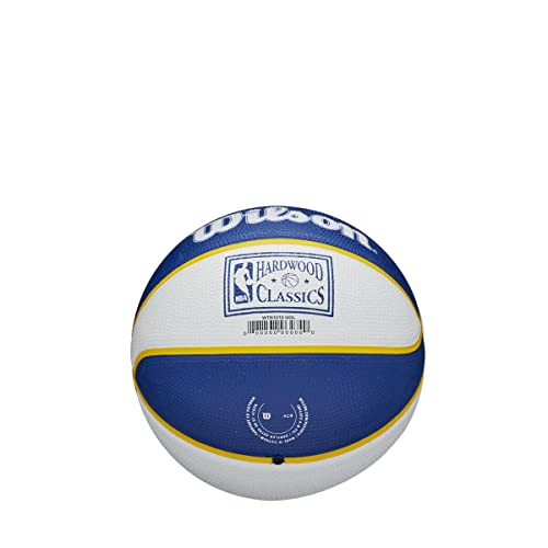 Image of WILSON NBA Team Retro Mini Basketball - Golden State Warriors