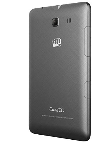 Image of (Refurbished) Micromax Canvas Tab P701 Tablet (7 inch, 8GB, Wi-Fi+ 4G with Voice Calling), Grey