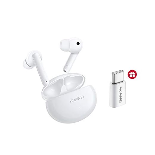 HUAWEI FreeBuds 4i Ecouteurs Bluetooth Sans fil avec Réduction de Bruit Active - Charge Rapide - Autonomie Longue Durée 22 Heures - Blanc