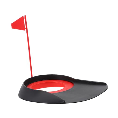 GOOHOCHY 1pc Golf Practice Hole Putter Training Aid Portable Compact Indoor Golf Putter Practice Device