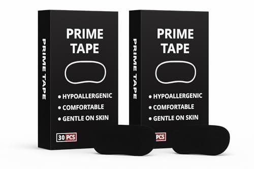 Black Prime Tape (60 Pices) – Breathable -Hypoallergenic - Gentle