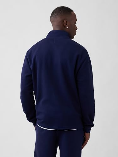 Image of Gap Men Printed Standard Fit Collared Neck Full Sleeve Sweatshirt