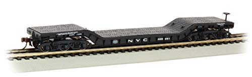 Bachmann Trains - 52' Center Depressed Flat Car New York Central #498991 - HO Scale