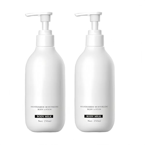 Loción Corporal Blanqueadora Original con Niacinamida. Crema hidratante de hidratación profunda que aclara las manchas oscuras y la piel opaca. (2Piezas)