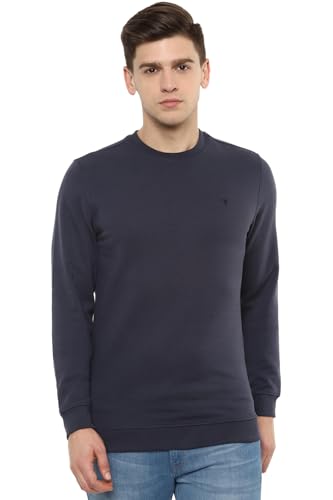 Image of Van Heusen Men Round Neck Cotton Sweatshirt