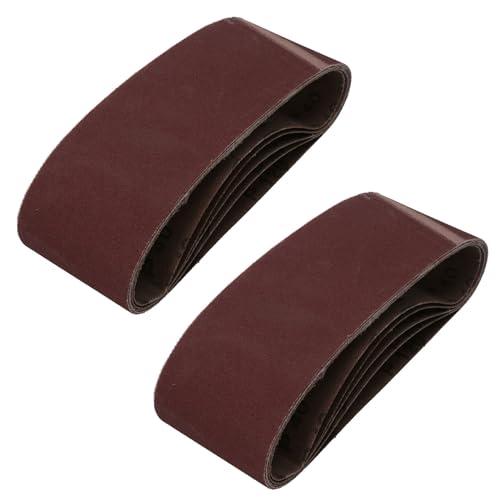 Bande abrasive 75 x 457 mm grain 40 60 80 120 bande de ponçage toile anti encrassement