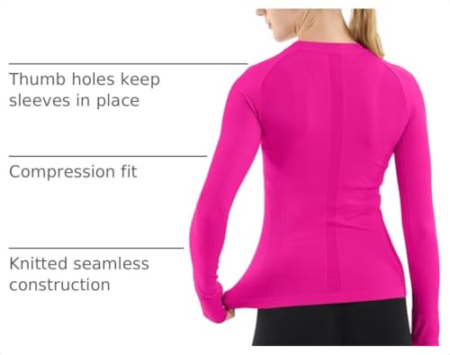 Image of MathCat Seamless Long Sleeve Workout Tops for Women