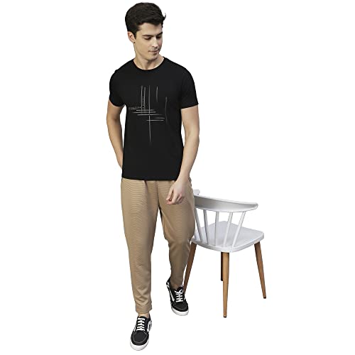 Image of Rigo Printed Cotton Jogger Pants for Men | Regular Fit Track Pant for Men | Jogger Track Pant for Men | Lower for Men Idol for Gym, Yoga, Sports, Running