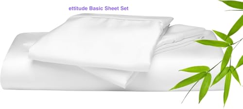 ettitude 100% Lyocell from Organic Bamboo Basic Sheet Set -...