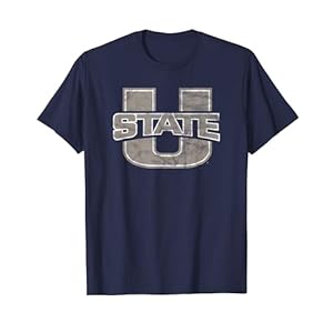 Utah State University Aggies Distressed Primary T-Shirt
