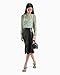 Armani Exchange Women's Sage Marble Print Button Down Blouse Sage Marble Print, Small