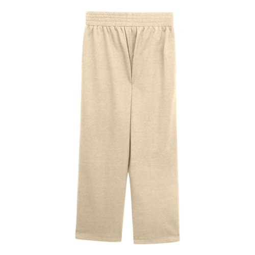 Girl's Elastic High Waist Sweatpants Casual Straight Wide Leg Active Running Pants Spring Baggy Trousers 20253