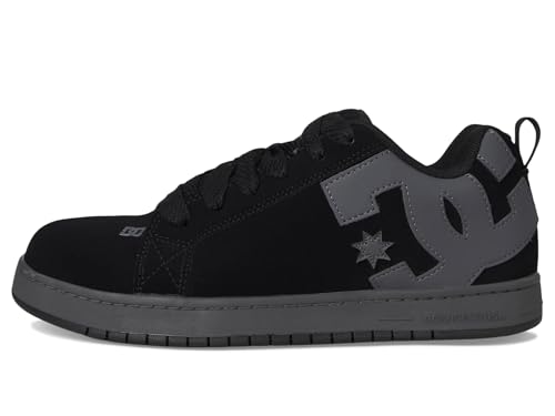 Image of DC Mens Court Graffik Work Black and Grey Composite Toe Boots