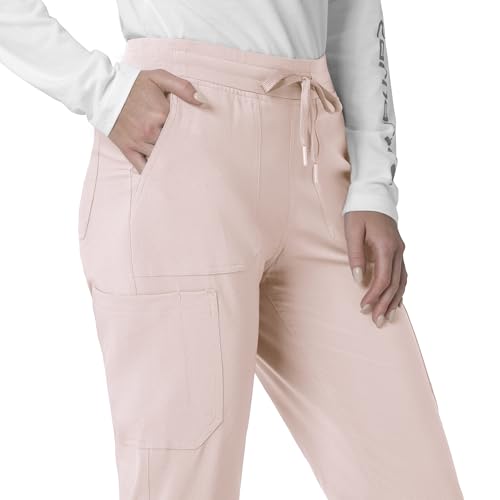 Carhartt Force Cross-Flex Women's Cargo Jogger Scrub Pant, Soft Rose - image 6