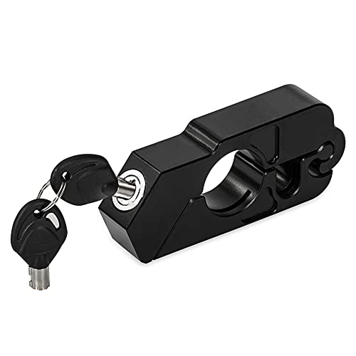 Soosee Motorcycle Lock - Universal  Alloy Cnc Motorcycle Handle Throttle Grip Security Lock With 2 Keys To Secure A Bike, Scooter, Moped Or Atv In Under 5 Seconds #TOP29