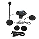 VOBOR Bluetooth Headset, BT V5.0 + EDR Helm Kopfhörer Bluetooth, Smart Ride Set Motorcycle Head-Set, Wireless Freisprech Telefon Mic Motorrad Intercom Headset Helm, Hi-Fi Moped Zubehör