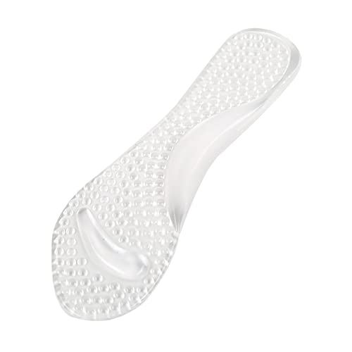 Image of Silicone High Heel Cushion Inserts Gel Sandal Insoles High Arch Support Pads Shoe Pump Cushions Ball of Foot Inserts for Women Men Clear