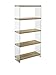 Wink Design Nancy Libreria, 5 Ripiani, Legno, Rovere, 75x29.5x159 cm