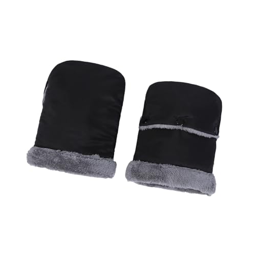 Enhances Baby Strollers Mittens Not Slip Fastening for Secure Handling Reducing Risk of Accidents on Handlebars Warm Strollers G