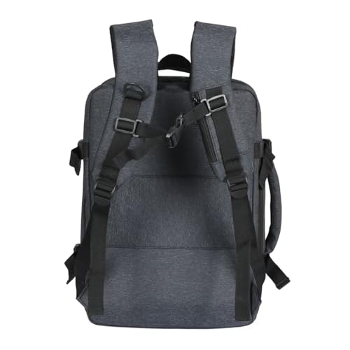 DUKAP X-Era Expandable Backpack - Heavy Duty Material, Premium Washed Fabric, Padded Laptop Compartment, Easy Access Pockets, Carry-On Sleeve, High Performance Backpack for Travel - Black4