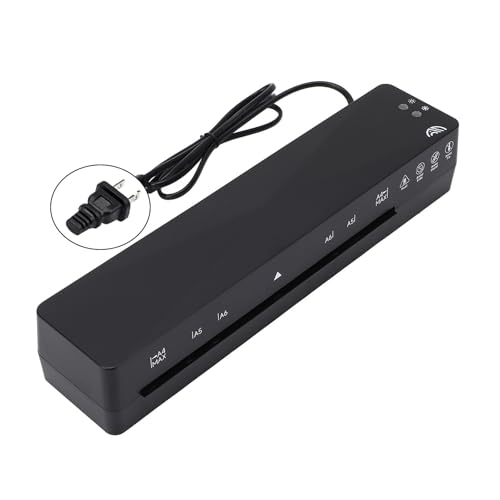 A4 Laminator Machine with ABS Film Removal, 3in Photo Laminating Machine for Home Office School, Laminating Efficiency, Suitable for Photos Menus Documents Drawings etc.