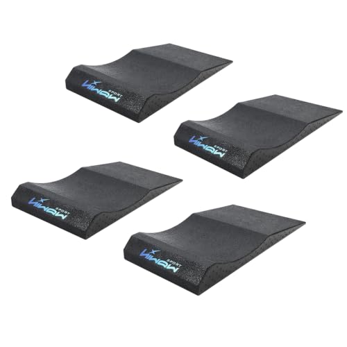 HWPRACING 4 Pack 14.5 inch Wide Tire Saver Ramps