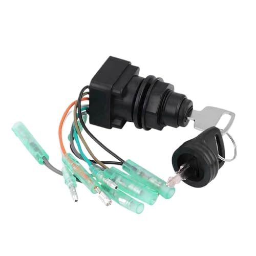 アウトボード8-225HP 2-STR 15-140HP 4-STR 37110-99E02電気イグニッションシステムアフターマーケット交換用のユニバーサル互換ボートイグニッションキースイッチアセンブリ