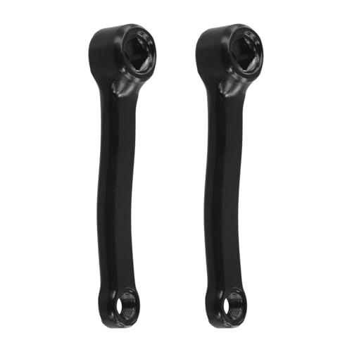 Juego de bielas para bicicleta estática de 127 mm, bielas izquierda y derecha de hierro para todos los niveles de fitness (manivela derecha)