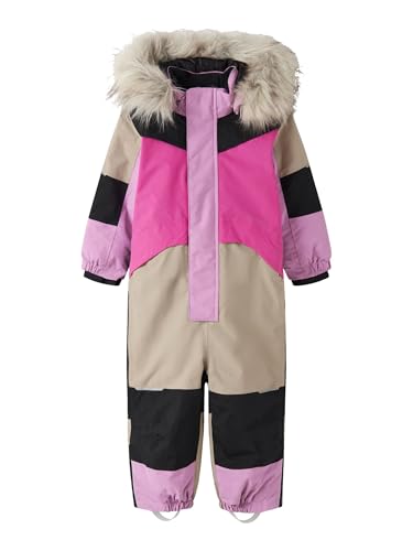 NAME IT Nmnstorm12 Ski Suit Block Fo, Violet Tulle, 110 Unisex niños